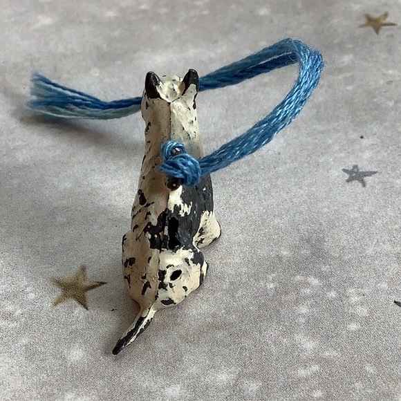 VINTAGE 1930s? PREMIUM METAL CRACKER JACK DOG CHARM PRIZE - Picture 5 of 5